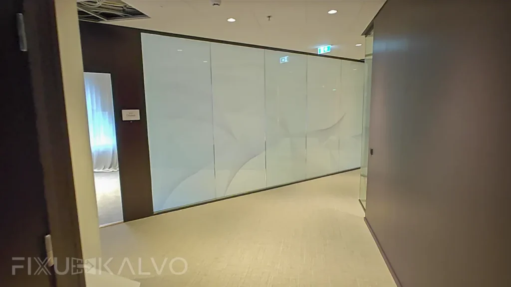 Älykalvot asennettuna Microsoftin toimistossa Keilaniemessä