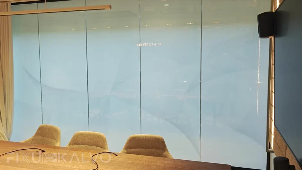 Älykalvot asennettuna Microsoftin toimistossa Keilaniemessä