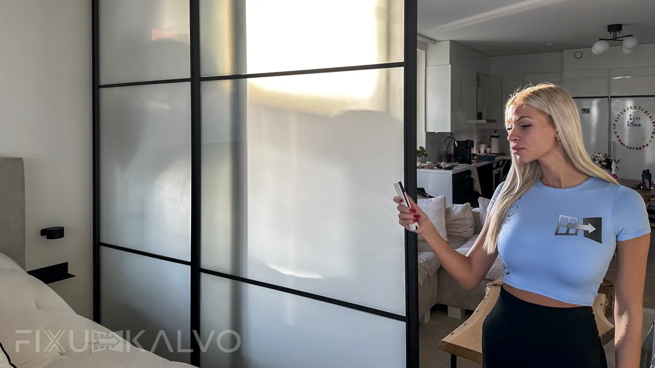 Älykalvot asennettu liukuoviin