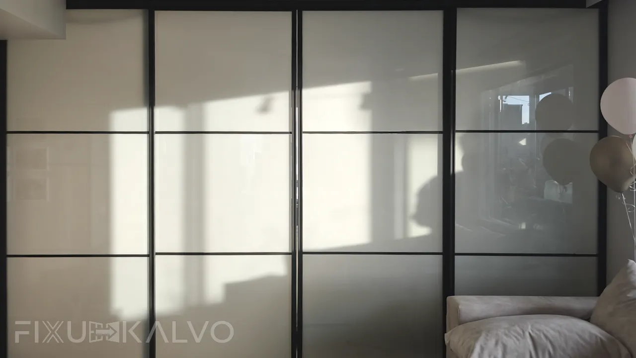 Älykalvot asennettu liukuoviin